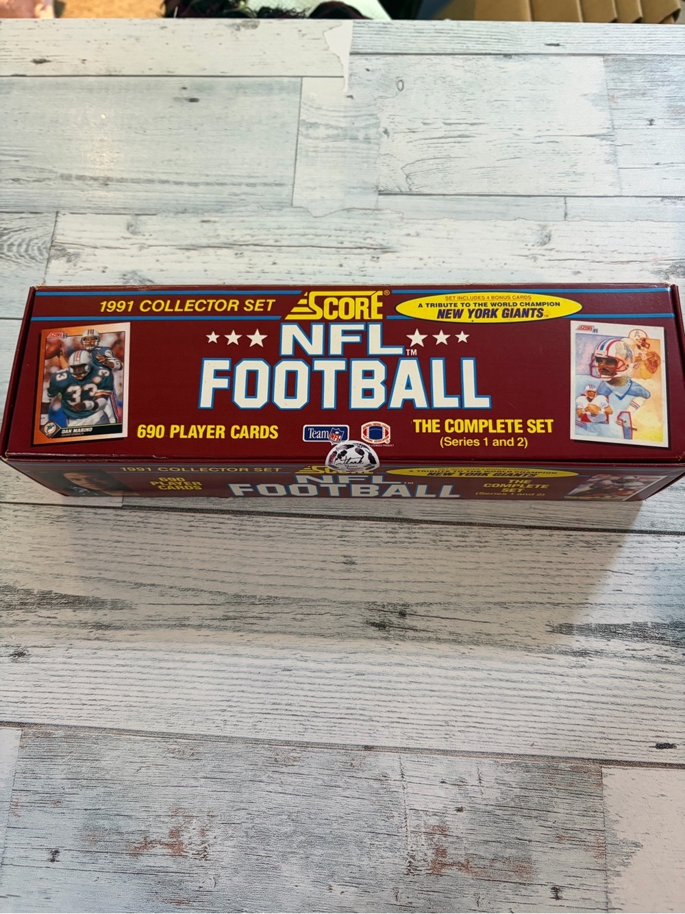 NFL Football 1991 Collector Set - Red Complete Card Set
